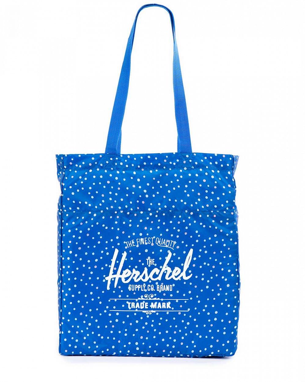 Сумка Herschel Packable Travel Tote Bag Cobalt Polka Dot отзывы