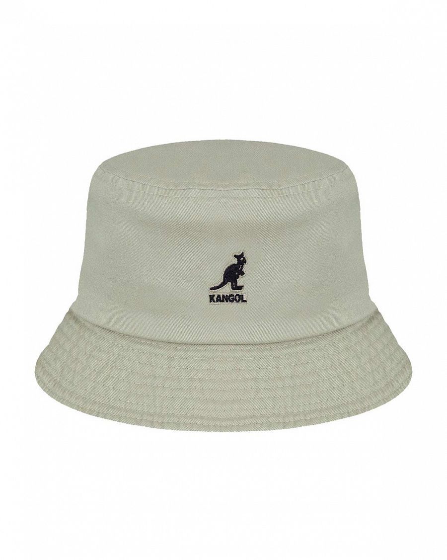 Панама универсальная из толстого хлопка Kangol K4224HT WASHED BUCKET Khaki отзывы