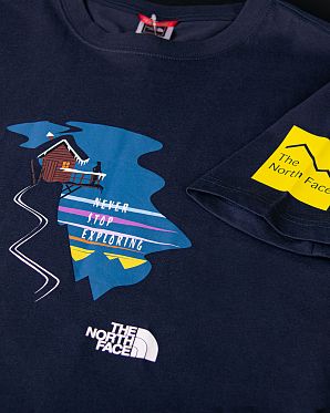 Футболка мужская The North Face CHARLIE ADAM BNWT NAVY Футболка мужская The North Face CHARLIE ADAM BNWT NAVY