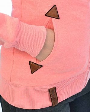 Толстовка женская с капюшоном Naketano Blonder Engel Muschi Melange