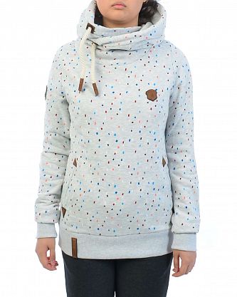 Толстовка женская с капюшоном Naketano Boliglavadno Amazing Grey Melange
