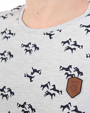 Толстовка мужская свитшот легкий Naketano Asgardian Grey Horse Толстовка мужская свитшот легкий Naketano Asgardian Grey Horse