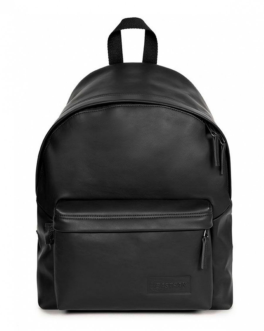 Рюкзак кожаный водостойкий с отделом для 13 ноутбука Eastpak Padded Pak'R Black Leather отзывы