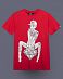 Футболка мужская Rum Knuckies Lady Diamond Red