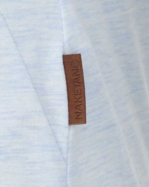 Футболка с длинным рукавом и капюшоном Naketano Mandy Himmelblau Футболка с длинным рукавом и капюшоном Naketano Mandy Himmelblau
