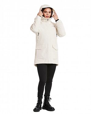 Водонепроницаемая утепленная парка женская Didriksons Frida 504302 White