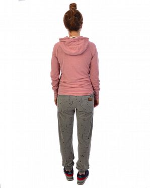 Лонгслив женский с капюшоном Naketano Mandy XI Schmusi Bumsi Mel Лонгслив женский с капюшоном Naketano Mandy XI Schmusi Bumsi Mel
