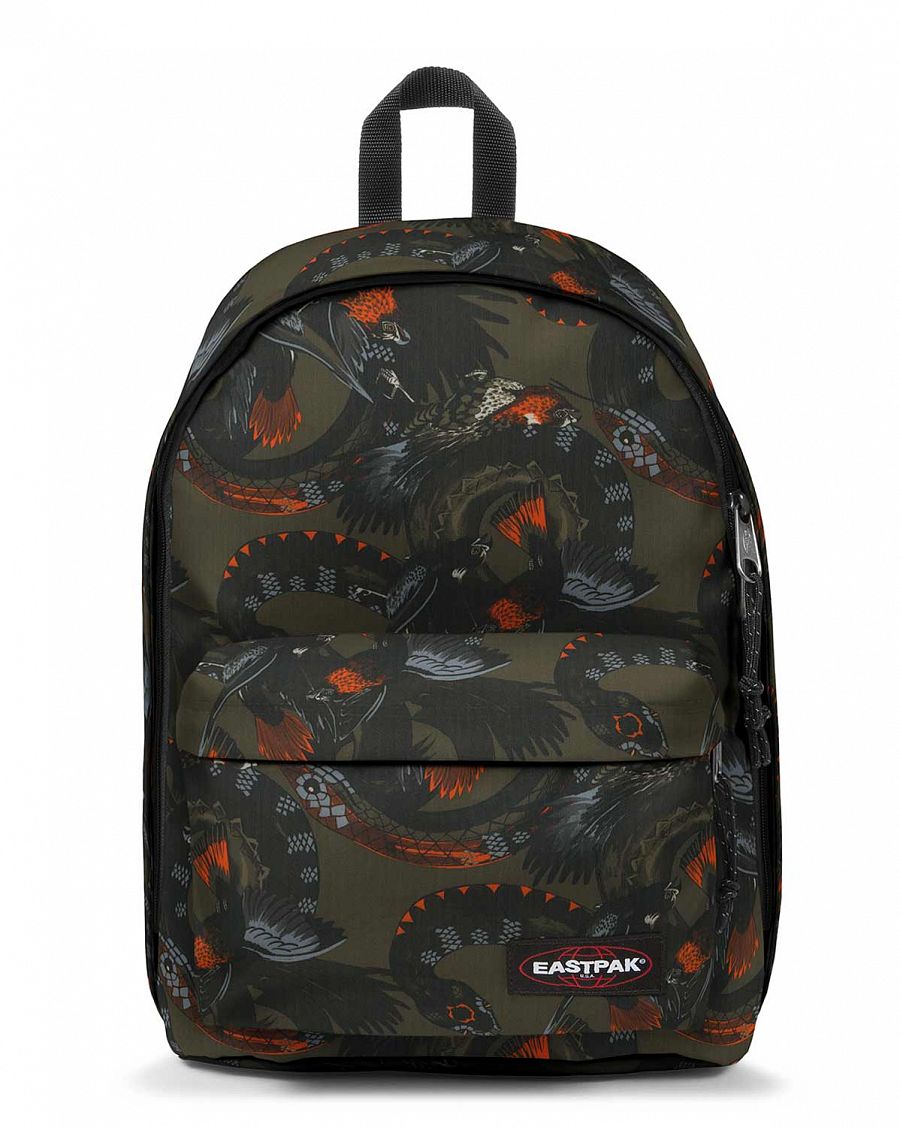 Рюкзак водоотталкивающий особопрочный с отделом 14 ноутбука Eastpak Out OF Office Gothica Snakes отзывы