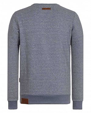 Толстовка мужская свитшот Naketano Tadellos Dark Ash Melange Толстовка мужская свитшот Naketano Tadellos Dark Ash Melange