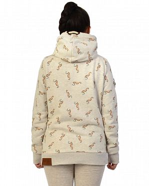 Толстовка женская с капюшоном Германия Naketano Forest Hemp Oma Mel Толстовка женская с капюшоном Германия Naketano Forest Hemp Oma Mel