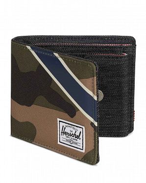 Кошелек Herschel Roy + Coin XL RFID Wood Camo Green Кошелек Herschel Roy + Coin XL RFID Wood Camo Green