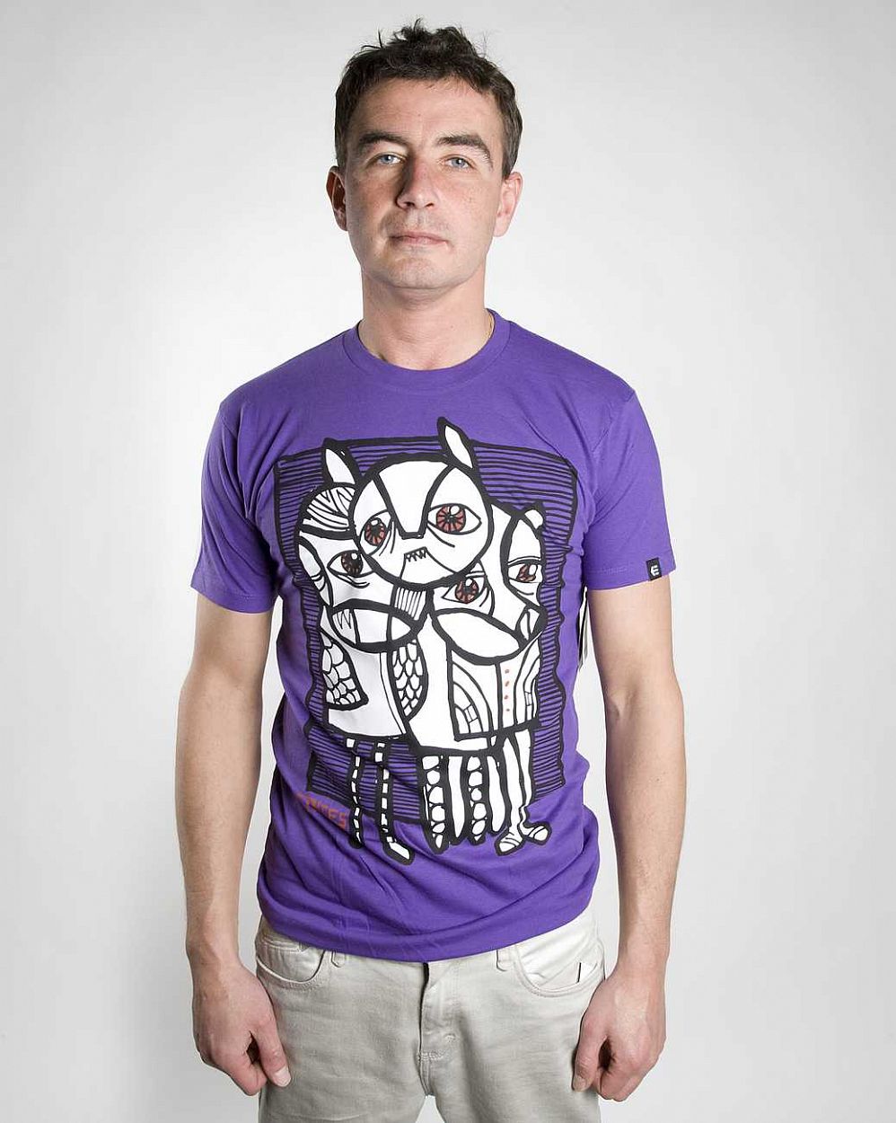 Футболка Etnies Triple Threat S/S Tee Purple отзывы