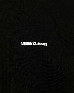 Футболка мужская с длинным рукавом Urban Classics Black White Футболка мужская с длинным рукавом Urban Classics Black White