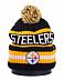 Шапка с помпоном на флисе '47 Brand NFL Pittsburgh Steelers Black Yellow отзывы