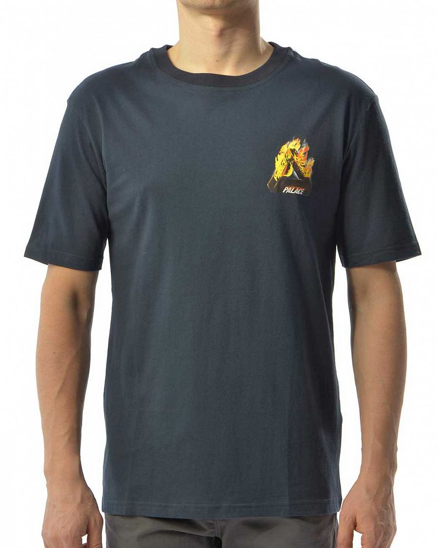 Футболка Palace Skateboards Fire Navy отзывы