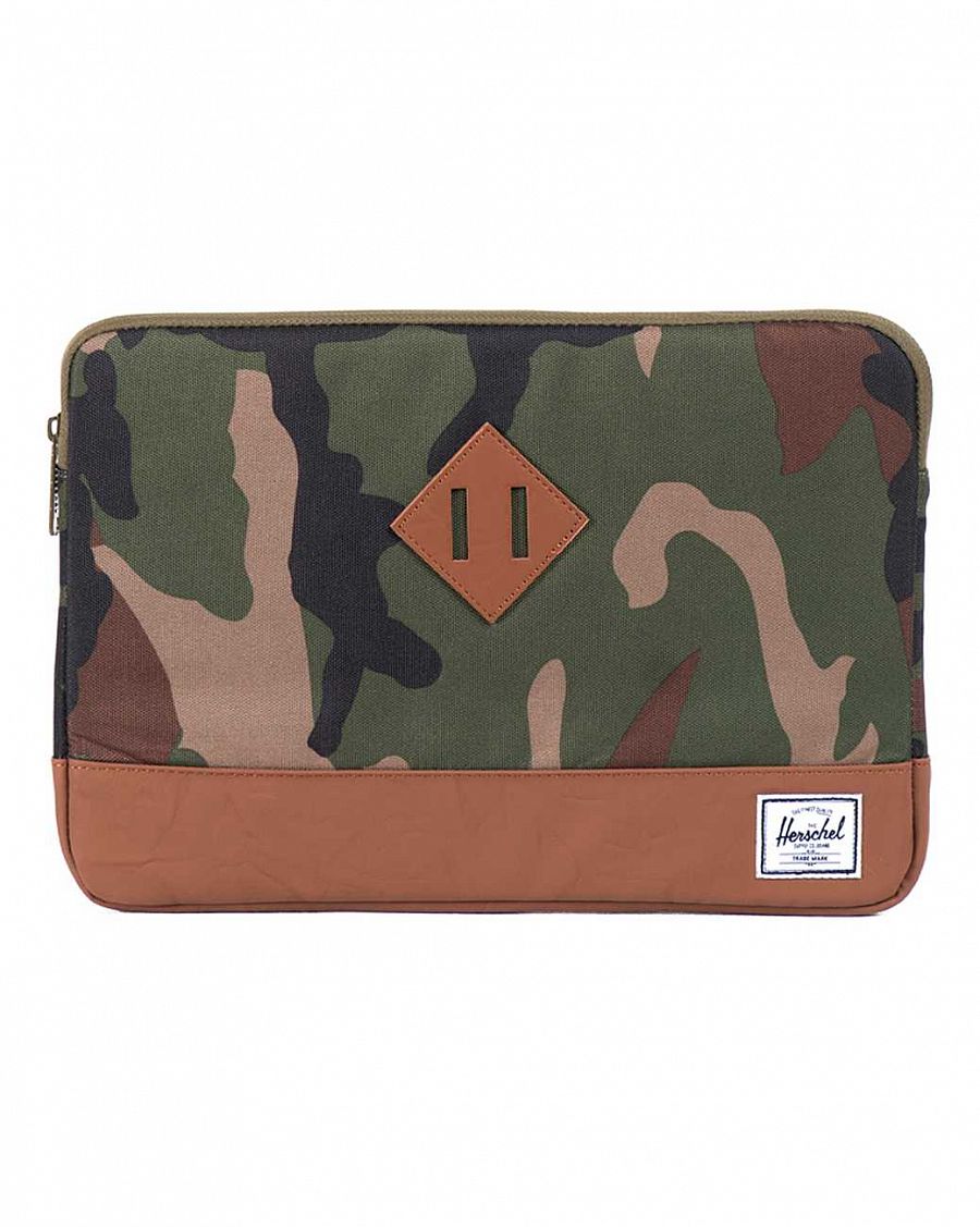 Чехол водоотталкивающий кожа Herschel Heritage 11 MacBook Air Woodland отзывы