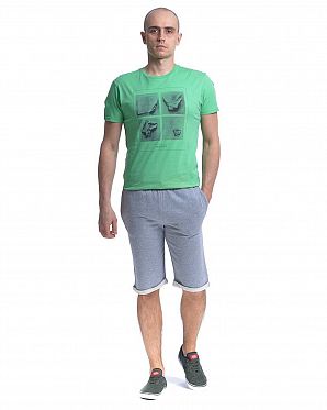 Шорты Knowledge Cotton Apparel Sport Grey