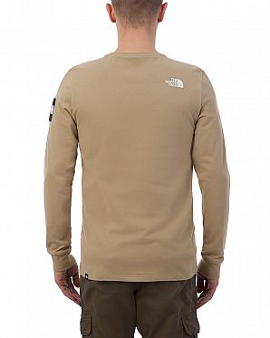 Лонгслив мужской The North Face Fine 2 Twill Beige Лонгслив мужской The North Face Fine 2 Twill Beige