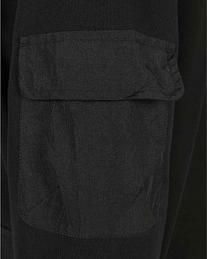 Толстовка мужская с капюшоном Urban Classics Commuter Hoody Black Толстовка мужская с капюшоном Urban Classics Commuter Hoody Black