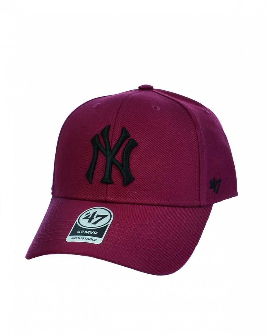Бейсболка классическая с изогнутым козырьком '47 Brand MVP SNAPBACK New York Yankees CAE Cardinal отзывы
