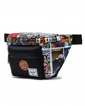 Сумка поясная Herschel Seventeen PORKCHOP HILL/BLACK Сумка поясная Herschel Seventeen PORKCHOP HILL/BLACK