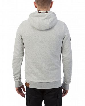 Толстовка мужская с капюшоном Naketano Supapimmel Stone Толстовка мужская с капюшоном Naketano Supapimmel Stone