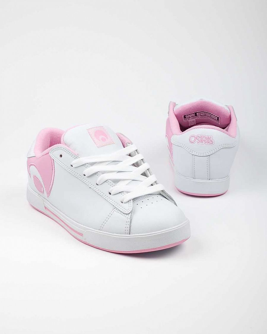 Кеды женские Osiris Serve icon Girls White Pink отзывы