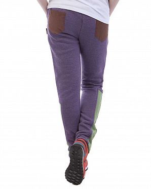 Джоггеры женские Naketano Two Ton Pocket Double Ton Purple Lime Джоггеры женские Naketano Two Ton Pocket Double Ton Purple Lime