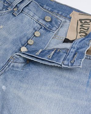 Джинсы Insight Buzzcock Rigid Exhaust Pants Bleach Blue Classic Trash