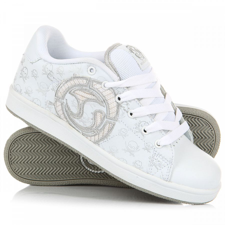 Кеды женские низкие DVS Revival Splat White/Silver Leather Print отзывы