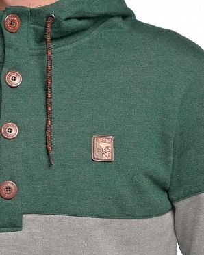 Толстовка мужская с капюшоном Iriedaily Hipster Block Forest