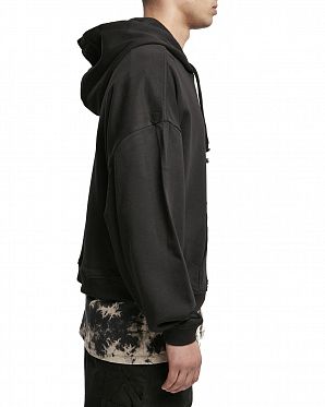 Толстовка мужская с капюшоном Urban Classics 80's Hoody Black Толстовка мужская с капюшоном Urban Classics 80's Hoody Black