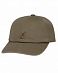 Бейсболка классическая с изогнутым козырьком Kangol K5165HT Washed Baseball SMOG