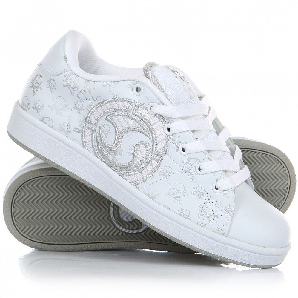 Кеды женские низкие DVS Revival Splat White/Silver Leather отзывы