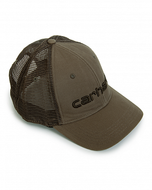 Бейсболка сетка Carhartt Style # 101195 Canvas Mesh-Back Logo Graphic Cap Light Brown