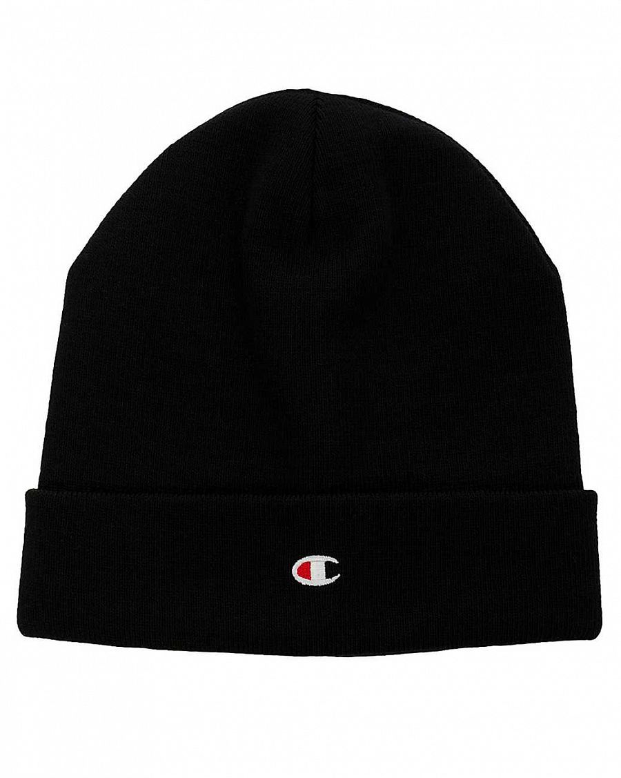 Шапка трикотажная Champion Uni Mini Logo made in Italy Black отзывы