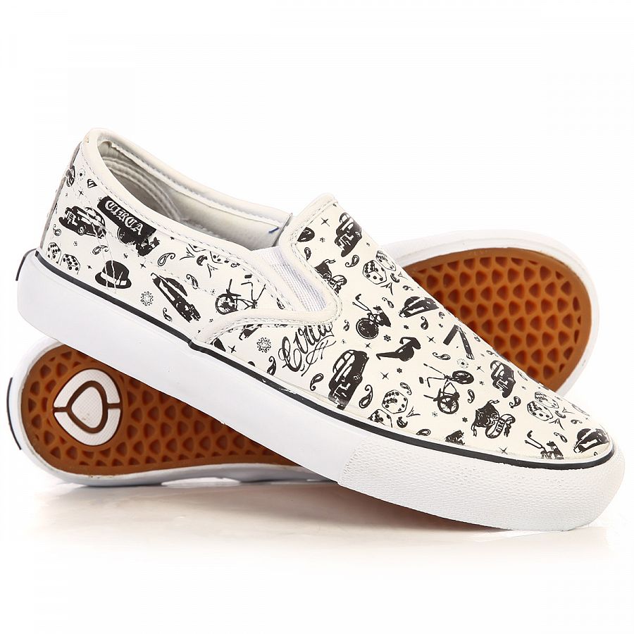Слипоны женские Circa 50 Slips W White/Black/Lowrider отзывы Слипоны женские Circa 50 Slips W White/Black/Lowrider отзывы