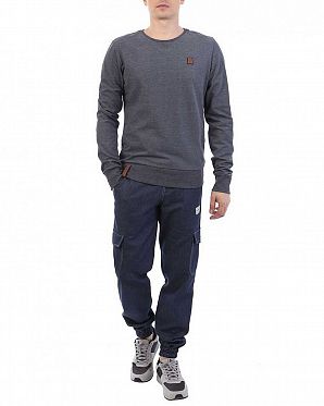 Толстовка мужская свитшот Naketano Until Blue Anthracite Толстовка мужская свитшот Naketano Until Blue Anthracite