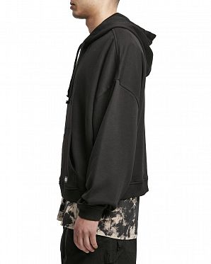 Толстовка мужская с капюшоном Urban Classics 80's Hoody Black Толстовка мужская с капюшоном Urban Classics 80's Hoody Black