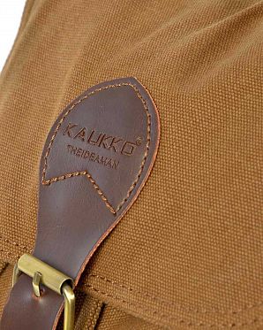 Рюкзак водостойкий из толстой джинсы Kaukko Korea FJ17 Brown