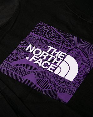 Футболка мужская The North Face Red Box Black Purple Футболка мужская The North Face Red Box Black Purple