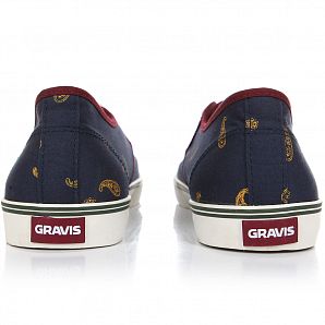 Кеды мужские низкие Gravis Slymz Navy Citrus Paisley Кеды мужские низкие Gravis Slymz Navy Citrus Paisley