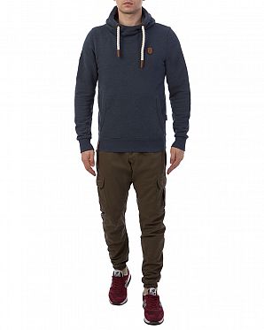 Толстовка мужская с капюшоном Naketano Supapimmel Dark Night Толстовка мужская с капюшоном Naketano Supapimmel Dark Night