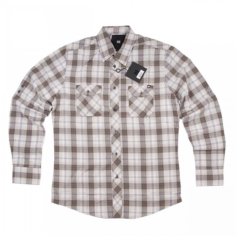 Рубашка Krew Nelson L/S Grey отзывы