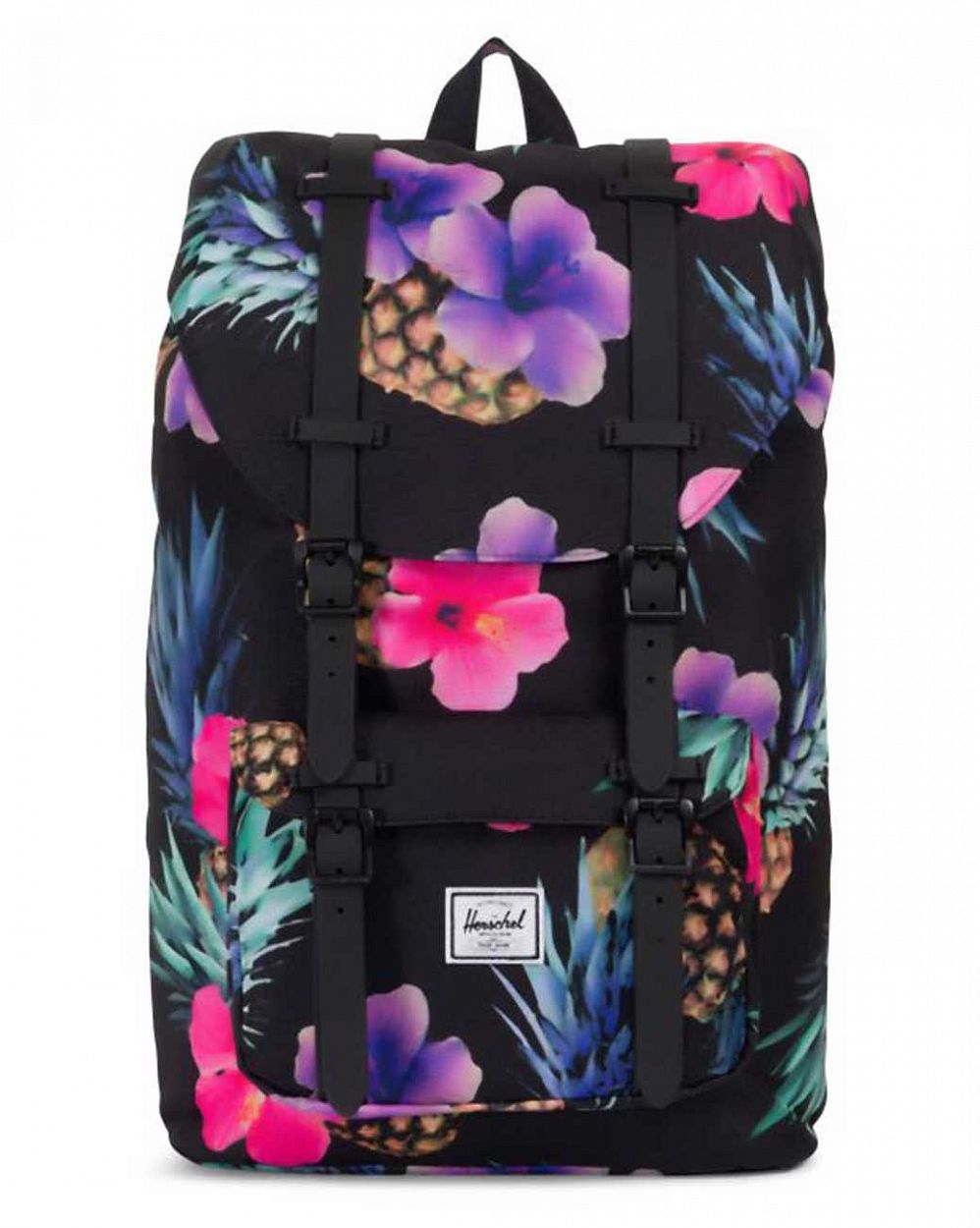 Рюкзак городской для ноутбука 13 дюймов Herschel L. America Mid Black Pineapple отзывы