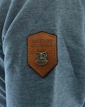 Толстовка женская на молнии с капюшоном Naketano Brazzo Dark Ash Mel