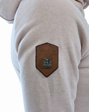 Толстовка женская с капюшоном Naketano Blonder Engel IV Dusty Pink Melange