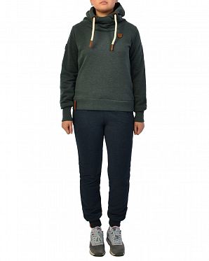 Толстовка женская с капюшоном Naketano Dirty Schmierlappen Dirty Forest Melange Толстовка женская с капюшоном Naketano Dirty Schmierlappen Dirty Forest Melange