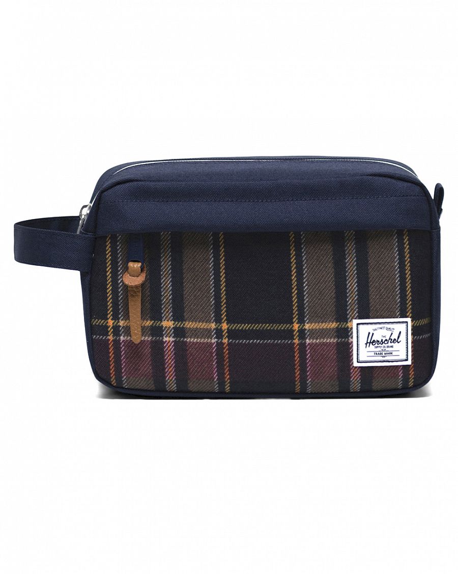 Пенал\дорожная сумочка Herschel Chapter Peacoat plaid отзывы