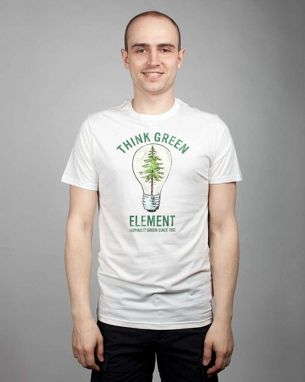 купить Футболка Element Think Green SS F Off White в Москве купить Футболка Element Think Green SS F Off White в Москве